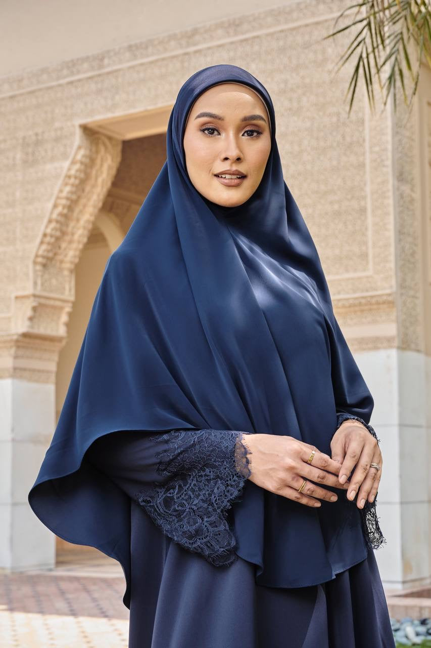 Khimar Amra Navy Blue