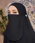 Amina Niqab Black