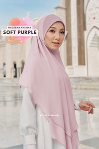 Nageena khimar Soft purple