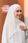 Risa Textured Shawl: Ivory