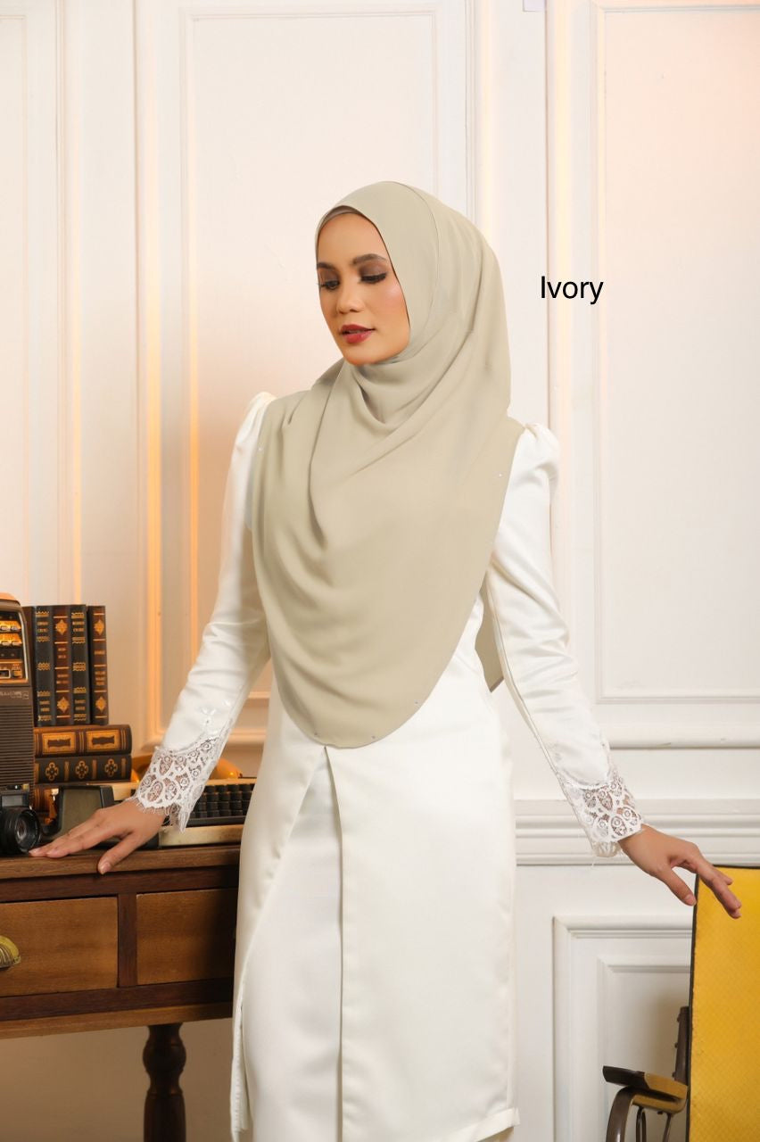 Aishah Instant Ivory