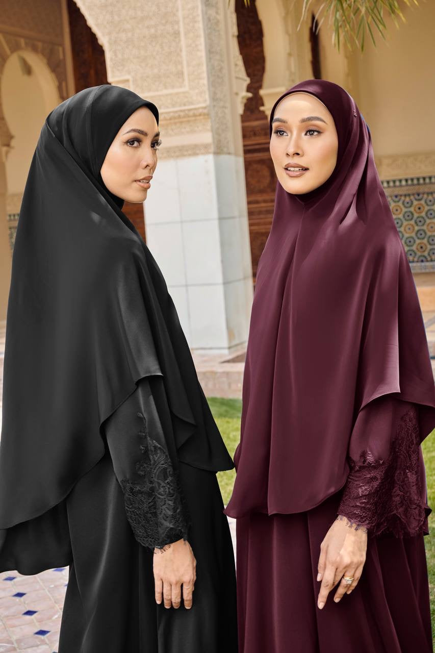 Khimar Amra Burgundy