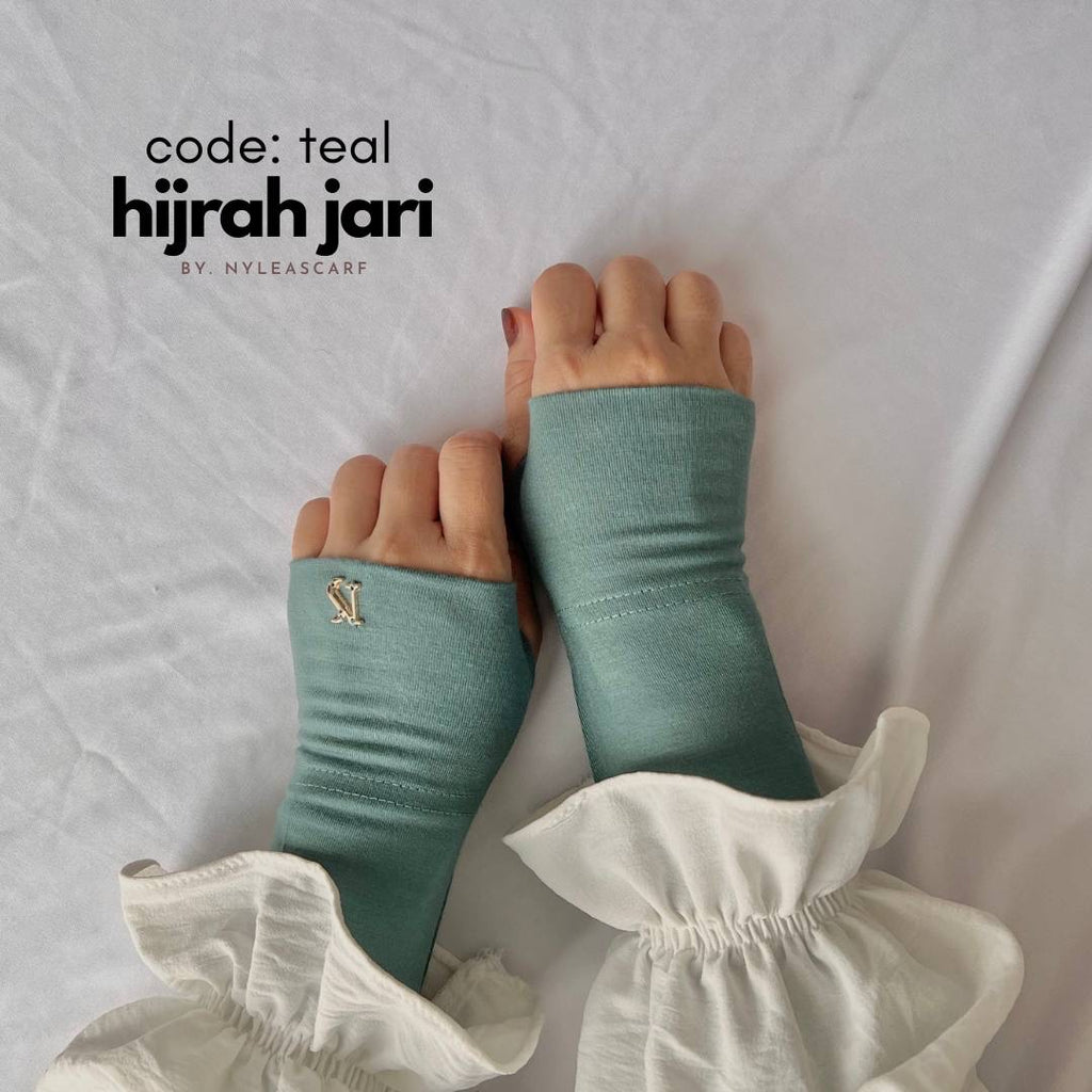 Hijrah Handsocks JARI : Teal