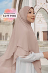 Nageena khimar Soft Pink