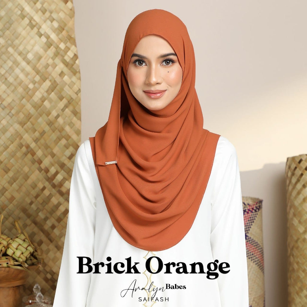 Aralyn Chiffon: Brick Orange