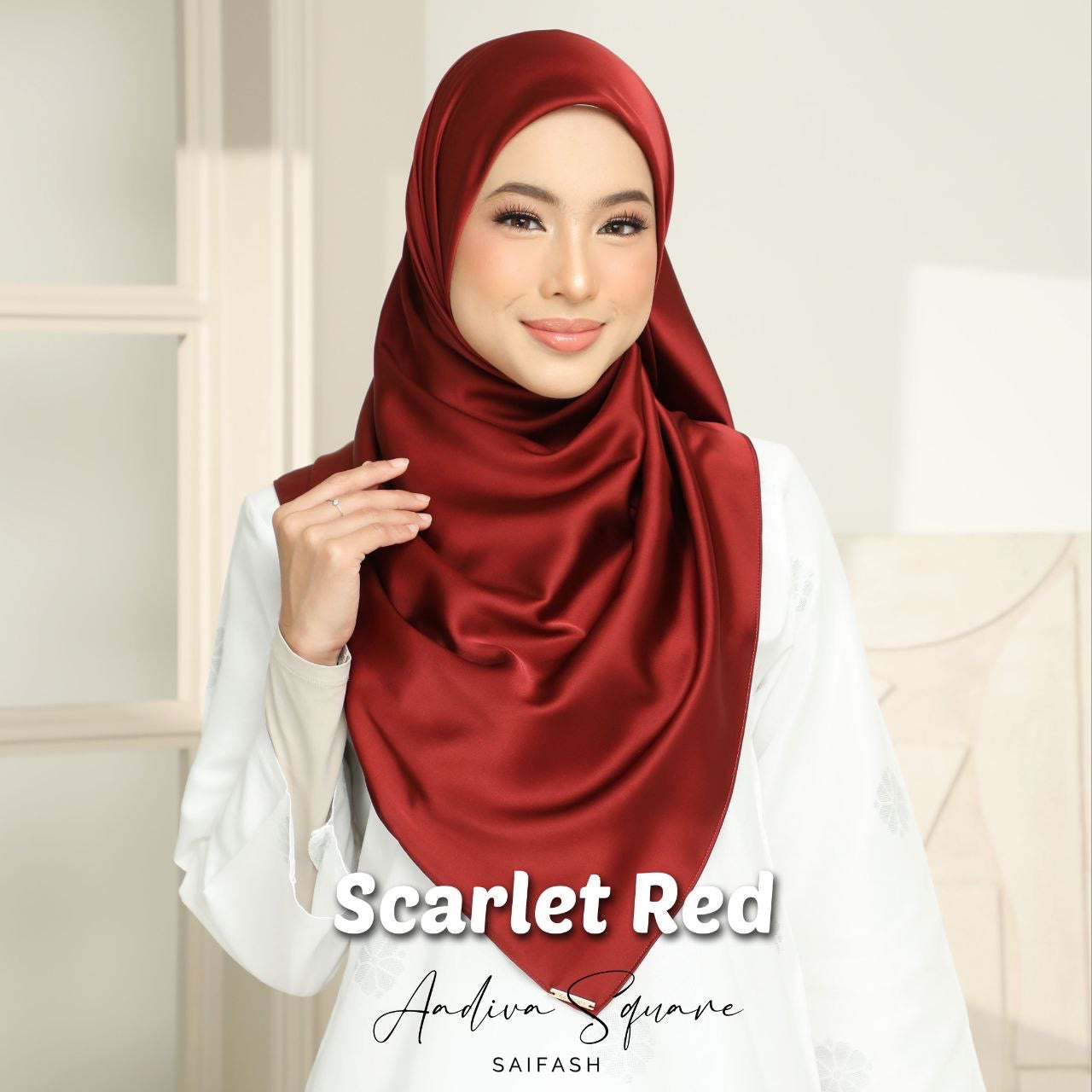 Aadiva Square Scarlet Red