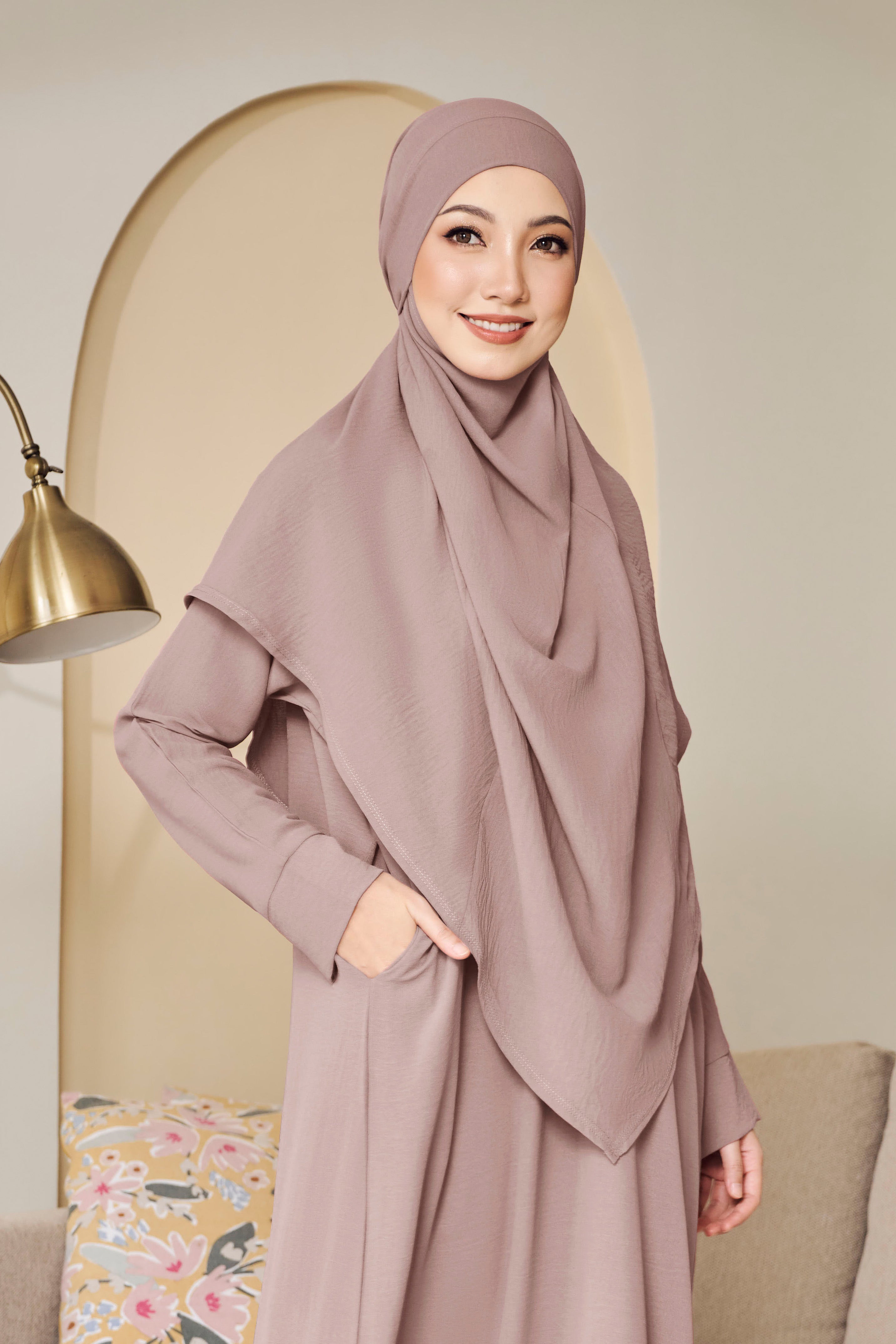 Neema Khimar Smokey Purple