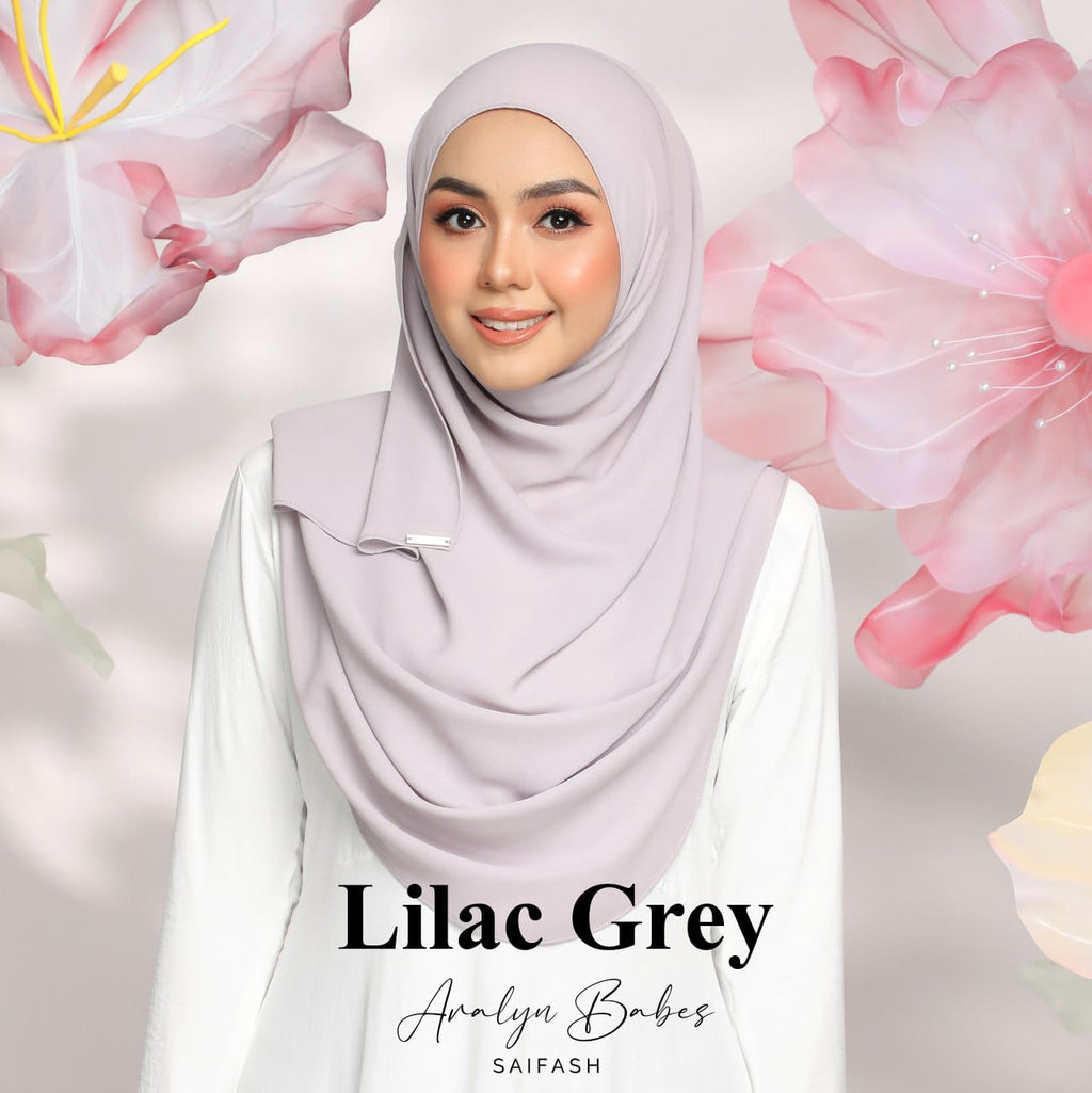 Aralyn Chiffon: Lilac Grey