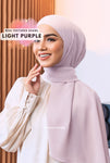 Risa Textured Shawl: Light Purple