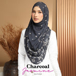 Aralyn babes printed: Charcoal