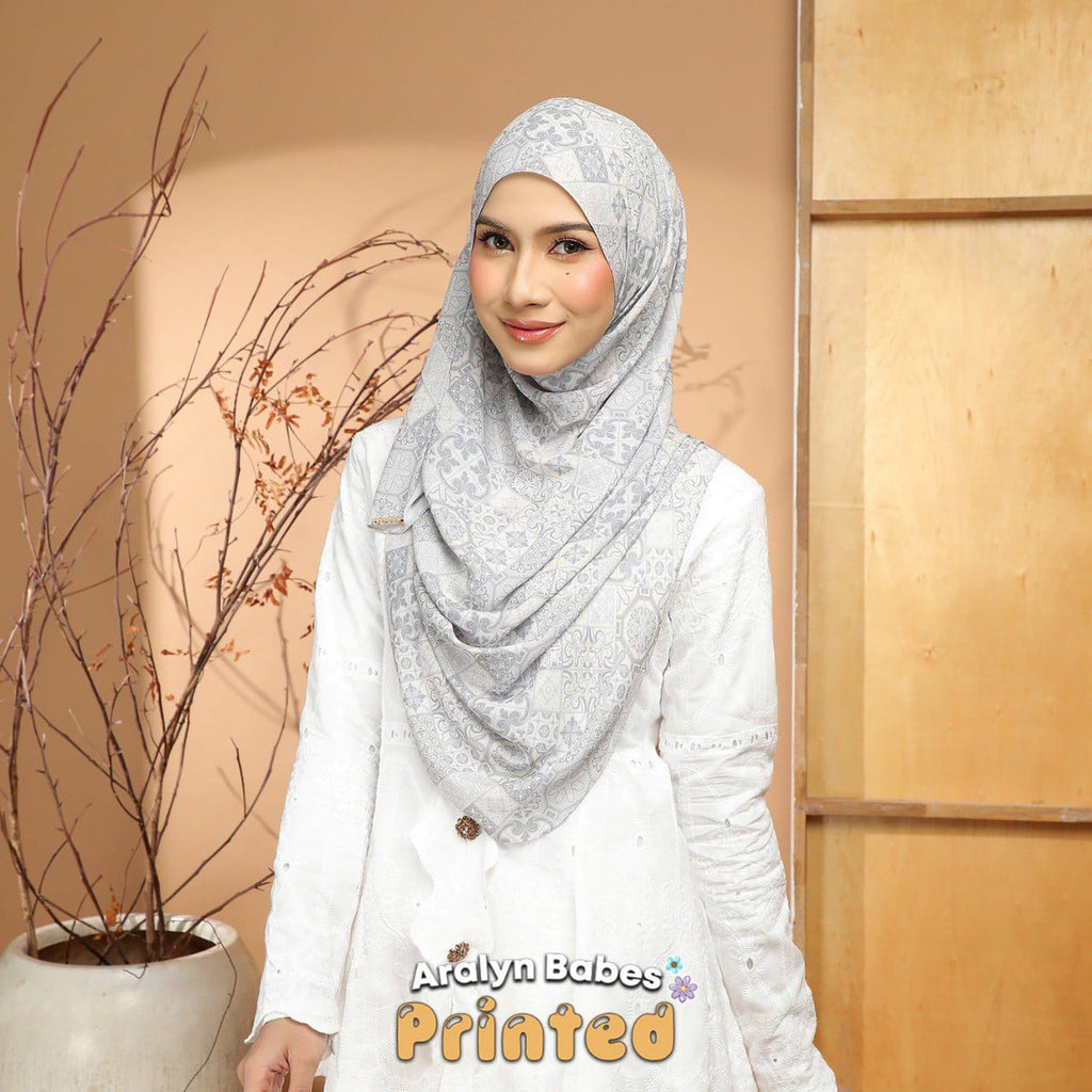 Aralyn babes printed: Silver Grey