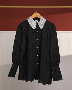 Aurela Eyelet Top