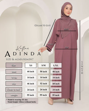 Adinda Kaftan Emerald