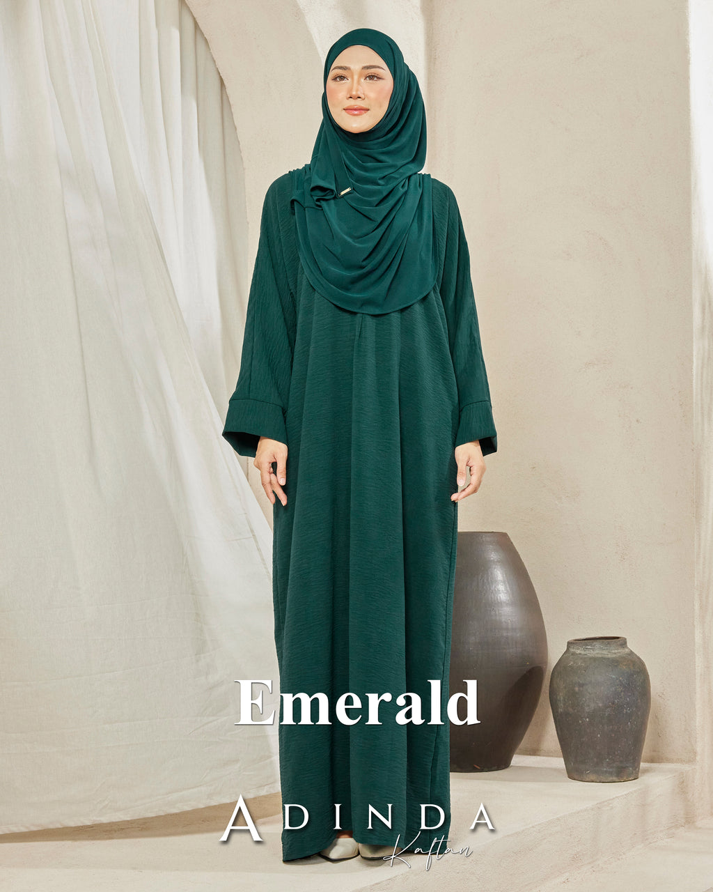 Adinda Kaftan Emerald