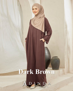 Adinda Kaftan Dark Brown