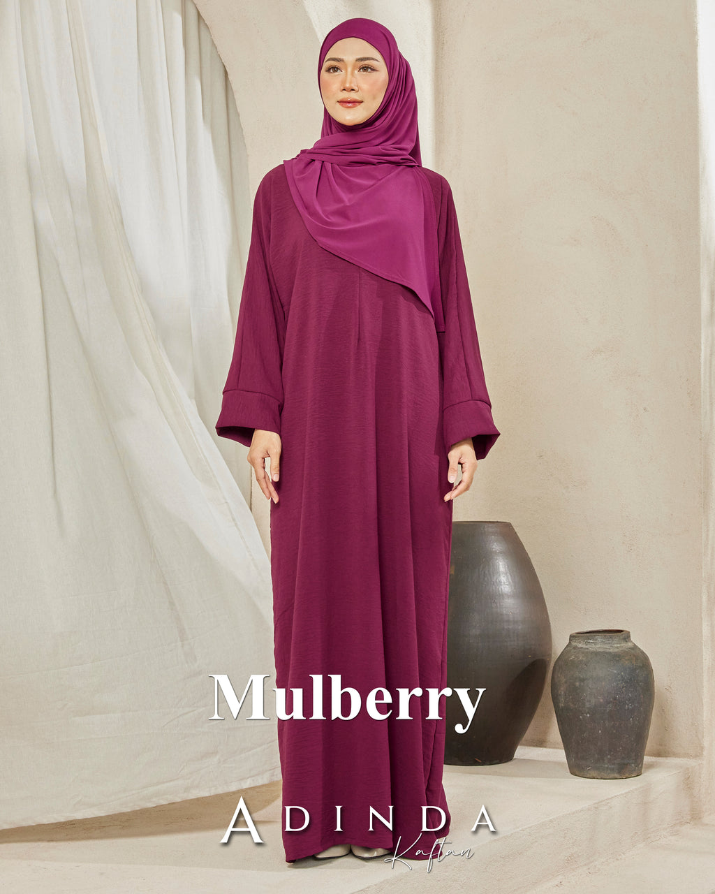 Adinda Kaftan Mulberry