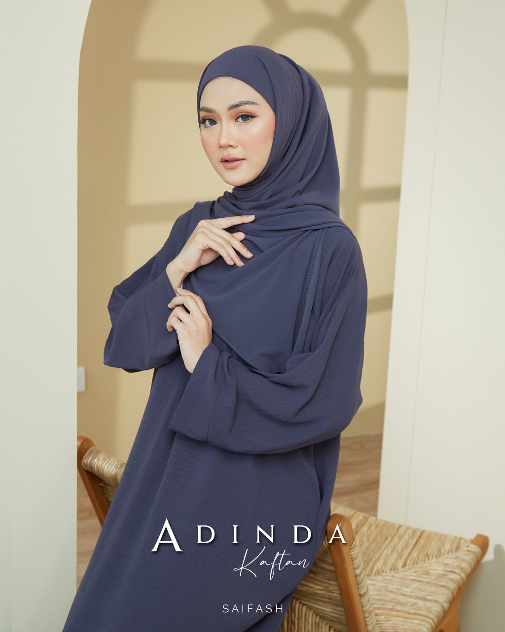 Adinda Kaftan Dark Grey