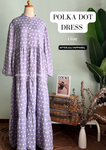 Polka Dot Dress: Lilac