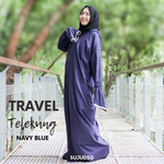 Travel Telekung: Navy Blue