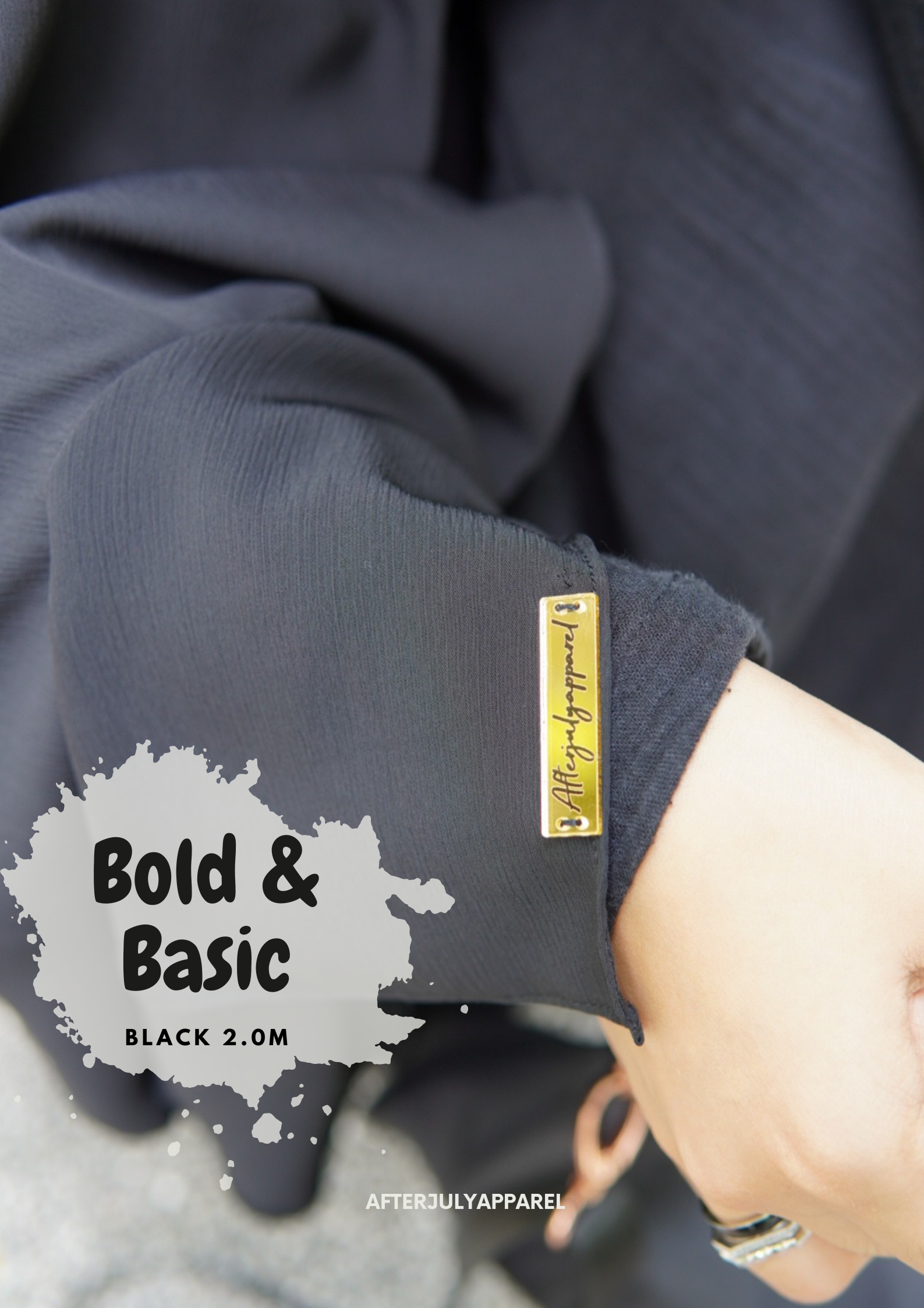 Bold & Basic Shawl: Black