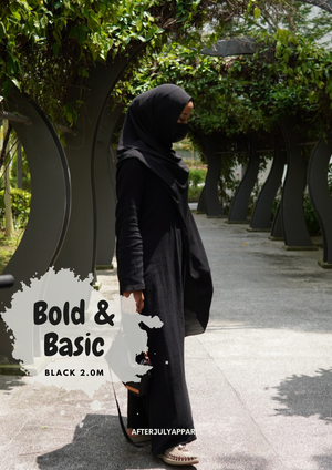 Bold & Basic Shawl: Black