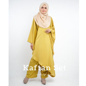 Kaftan set - Mustard gold