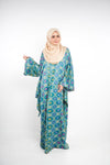 Kaftan Dress: Turqoise