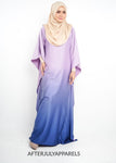 Kaftan Dress: Ombre Hydrangea