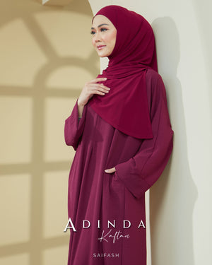 Adinda Kaftan Dark maroon